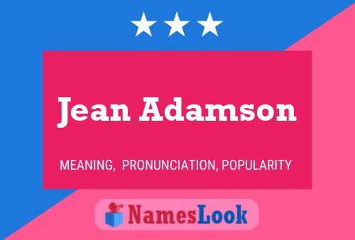 Jean Adamson Naam Poster