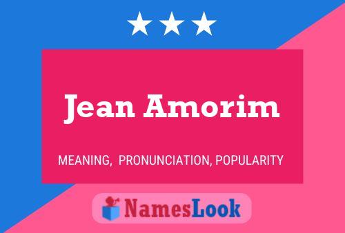 Jean Amorim Naam Poster