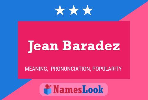 Jean Baradez Naam Poster