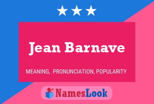 Jean Barnave Naam Poster