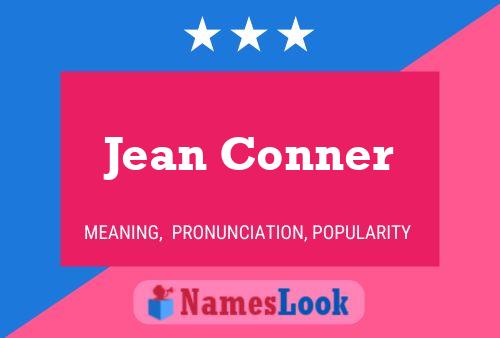 Jean Conner Naam Poster