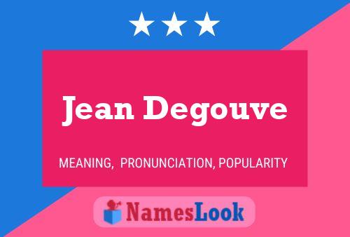 Jean Degouve Naam Poster