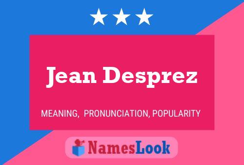 Jean Desprez Naam Poster