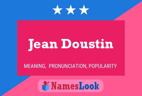 Jean Doustin Naam Poster