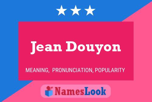 Jean Douyon Naam Poster