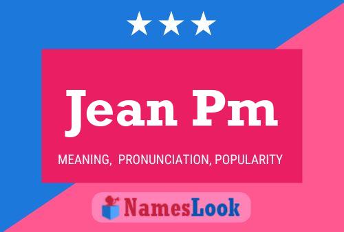 Jean Pm Naam Poster