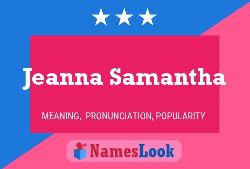 Jeanna Samantha Naam Poster