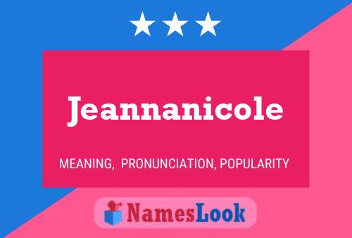 Jeannanicole Naam Poster