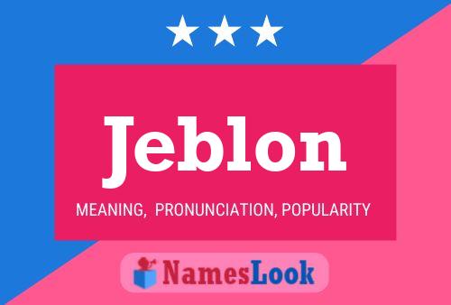 Jeblon Naam Poster