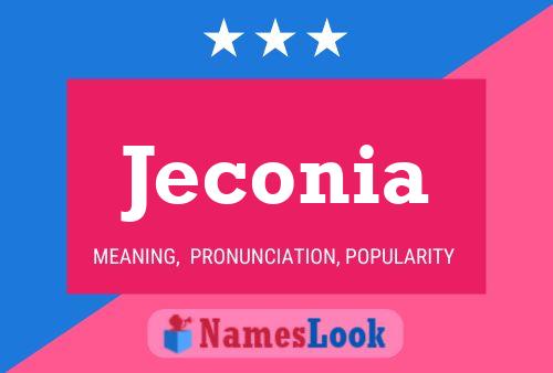 Jeconia Naam Poster