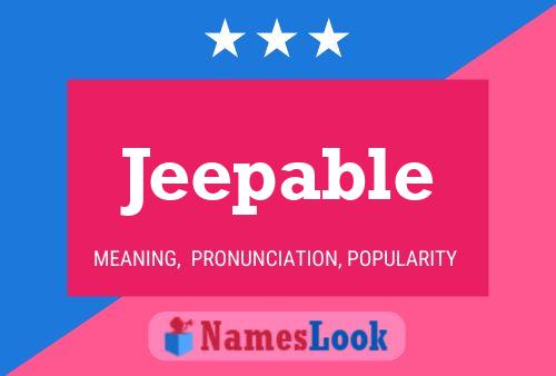 Jeepable Naam Poster