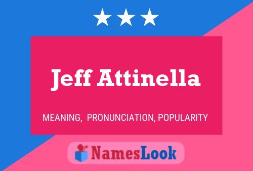 Jeff Attinella Naam Poster