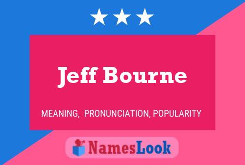 Jeff Bourne Naam Poster