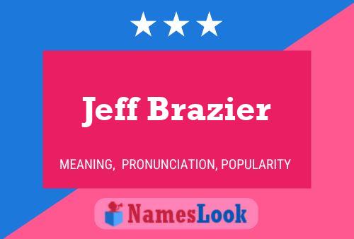 Jeff Brazier Naam Poster