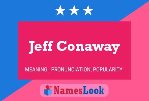 Jeff Conaway Naam Poster