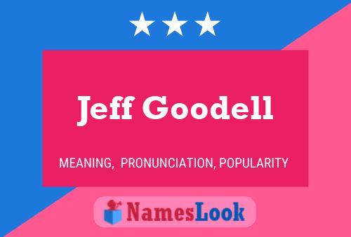 Jeff Goodell Naam Poster