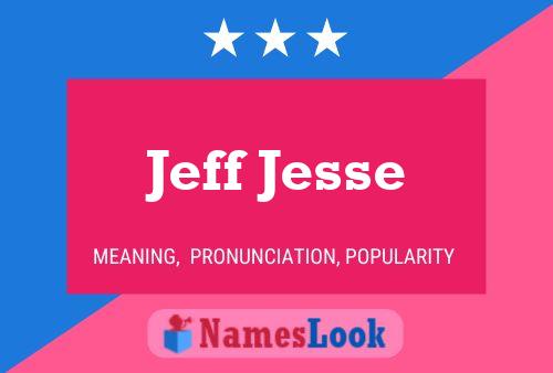 Jeff Jesse Naam Poster