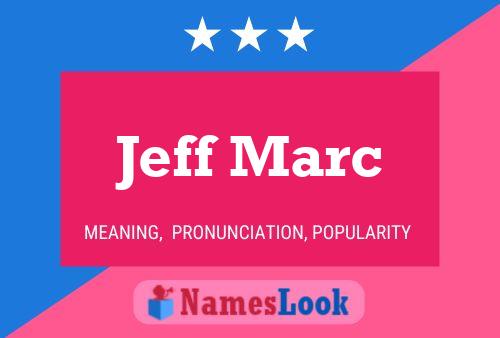 Jeff Marc Naam Poster