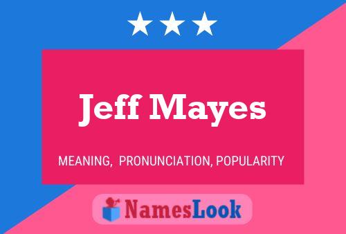 Jeff Mayes Naam Poster