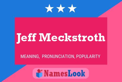 Jeff Meckstroth Naam Poster