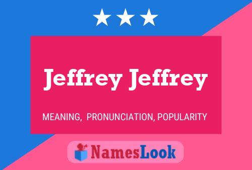 Jeffrey Jeffrey Naam Poster