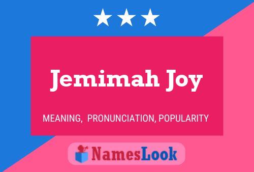 Jemimah Joy Naam Poster