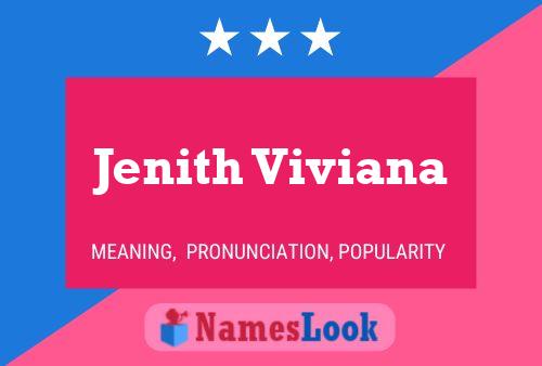 Jenith Viviana Naam Poster