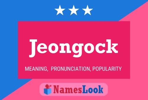 Jeongock Naam Poster