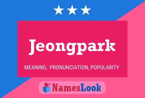 Jeongpark Naam Poster