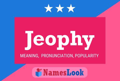 Jeophy Naam Poster