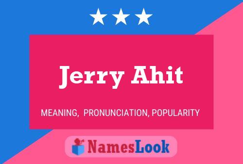 Jerry Ahit Naam Poster