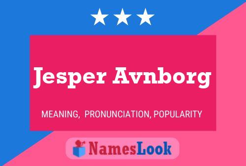 Jesper Avnborg Naam Poster