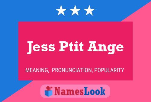 Jess Ptit Ange Naam Poster