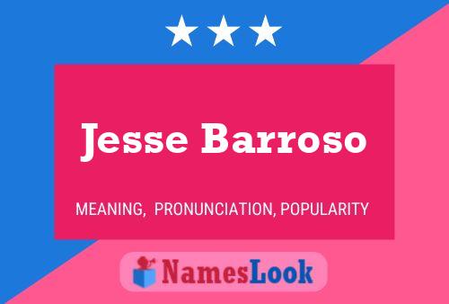 Jesse Barroso Naam Poster