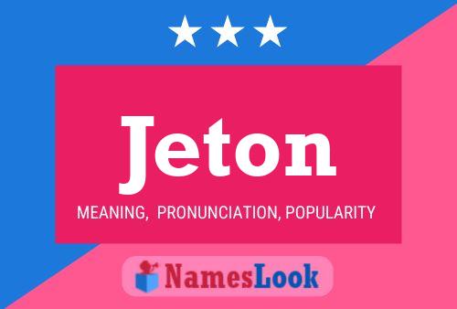 Jeton Naam Poster