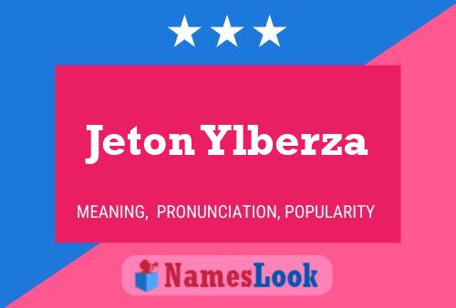 Jeton Ylberza Naam Poster