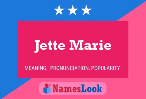 Jette Marie Naam Poster