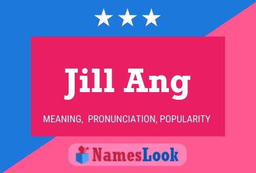 Jill Ang Naam Poster