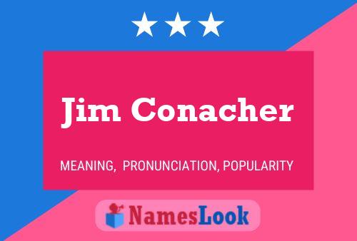 Jim Conacher Naam Poster