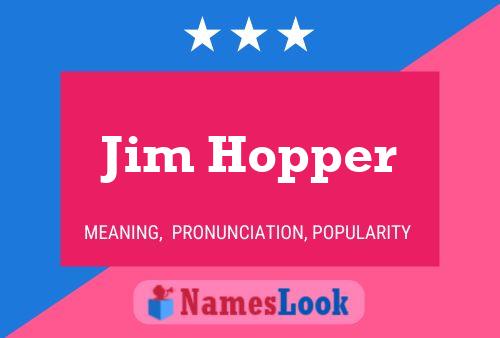 Jim Hopper Naam Poster