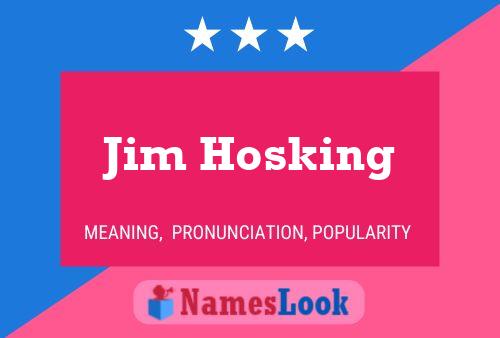 Jim Hosking Naam Poster