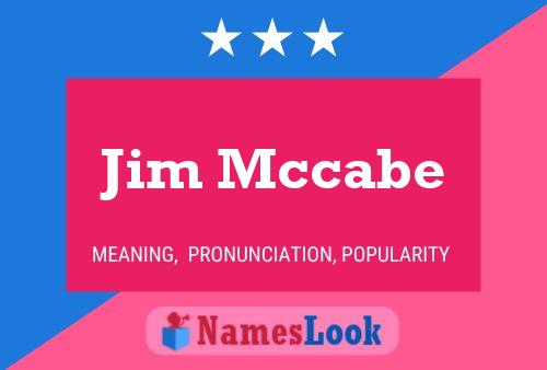 Jim Mccabe Naam Poster