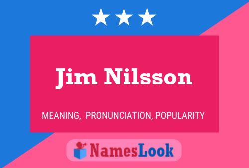 Jim Nilsson Naam Poster