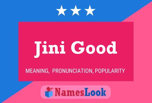 Jini Good Naam Poster