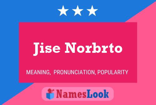 Jise Norbrto Naam Poster