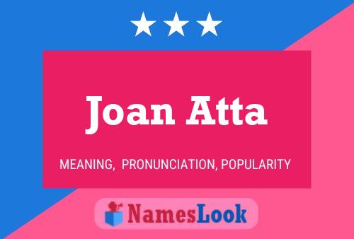 Joan Atta Naam Poster