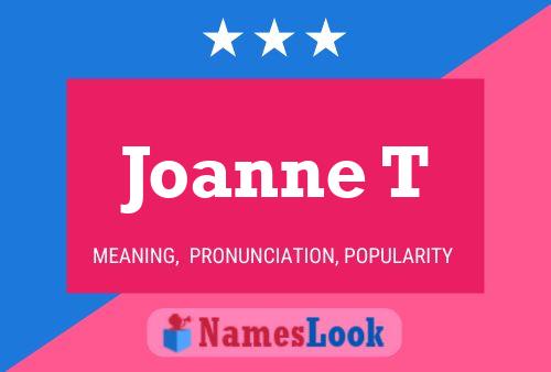 Joanne T Naam Poster