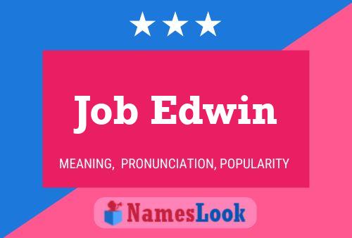 Job Edwin Naam Poster