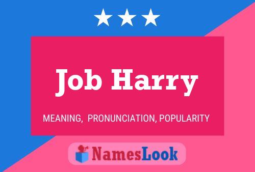 Job Harry Naam Poster