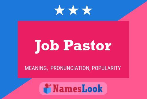 Job Pastor Naam Poster